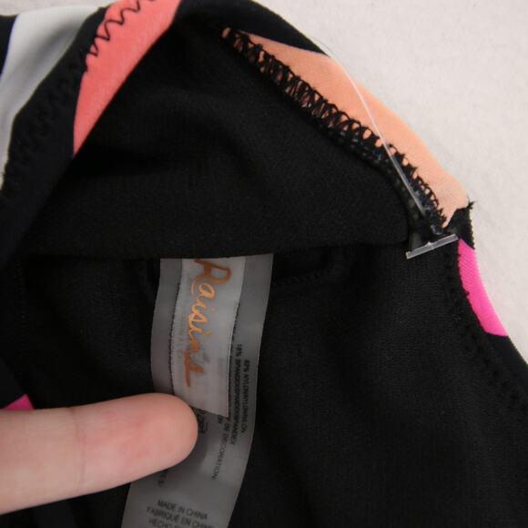 Raisins Tankini Swim Top Rainbow Stripe VNeck Racerback Padded Size Small NWT - Picture 9 of 11